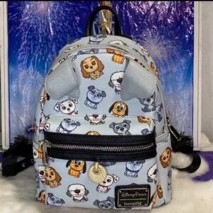 Disney parks dogs chibi Loungefly mini backpack NWOT